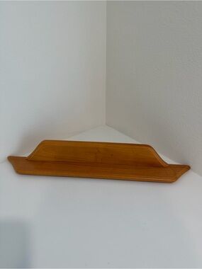 Field & Stream Wooden Wall Shelf - Honey Brown Finish